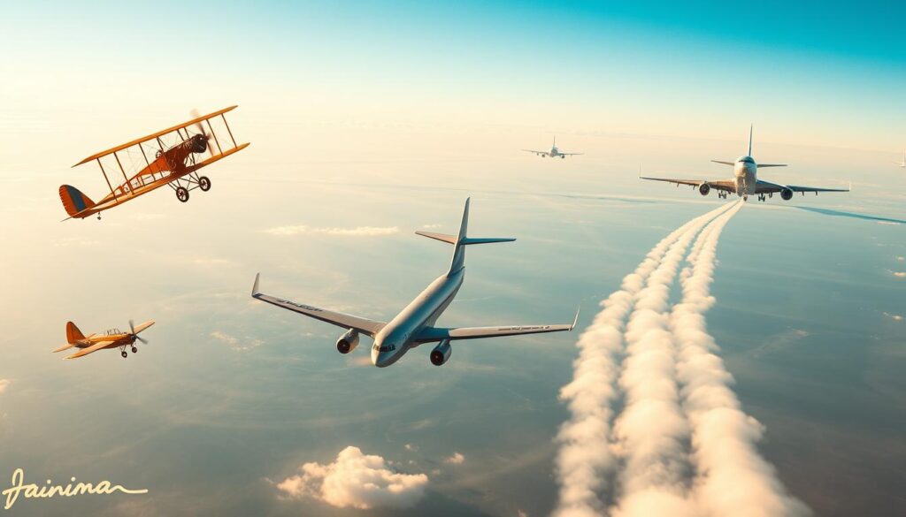 Historische Entwicklung der Luftfahrt