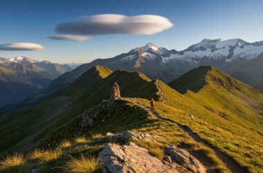 alpine Wanderwege Führer