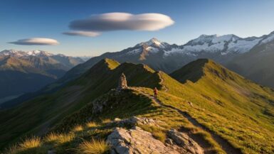 alpine Wanderwege Führer