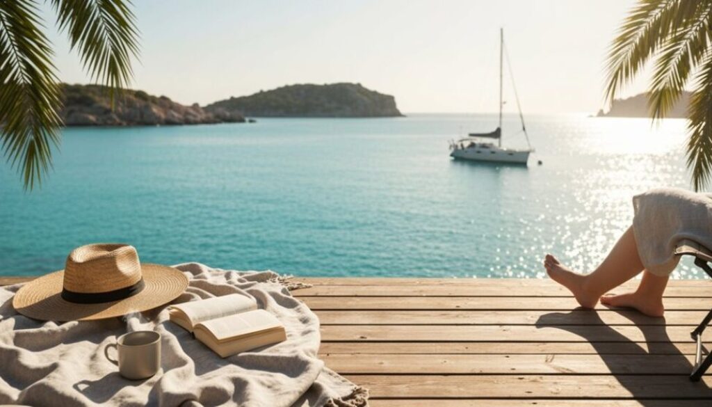 langsames Reisen zur Entspannung