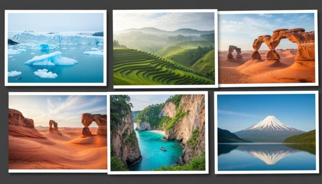 atemberaubende Reise-Bucketlist