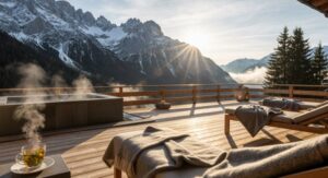 alpine Wellness mit Bergblick
