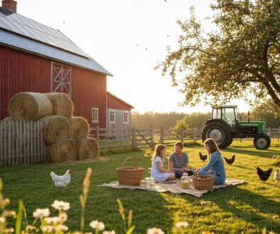 authentischer nachhaltiger Bauernhofaufenthalt
