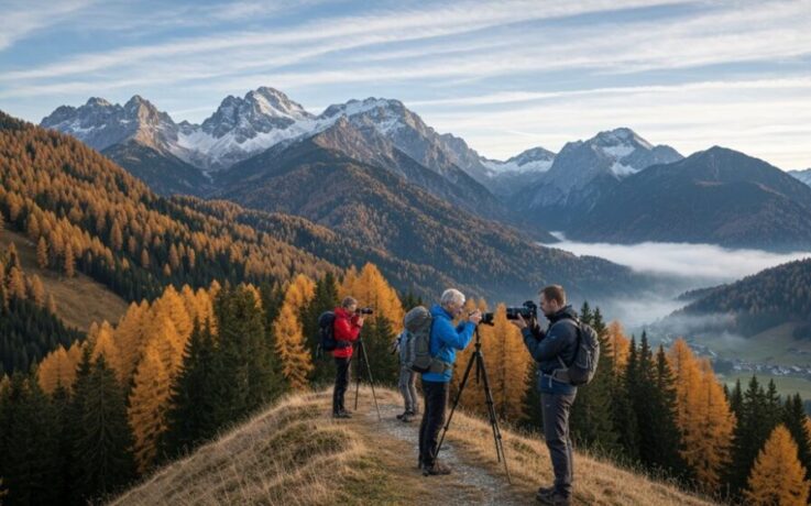 Herbstliche Bergfotografie-Touren