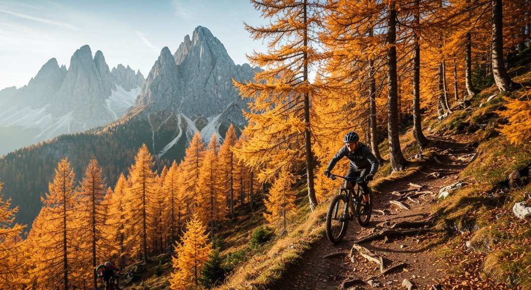 Herbst-Mountainbiken: kühlere, sicherere Bedingungen