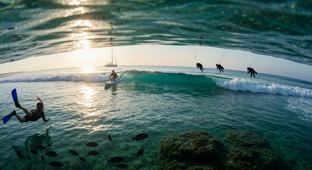 ausgewogene Ziele leiten Wasserfahrzeuge