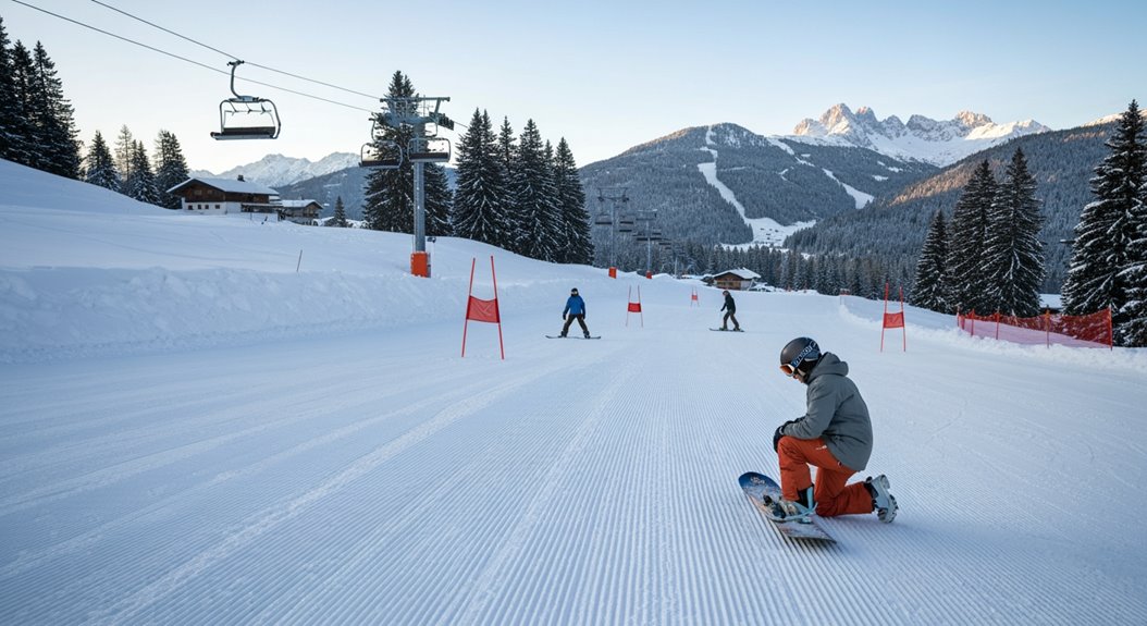 Anfängerfreundliche österreichische Skigebiete