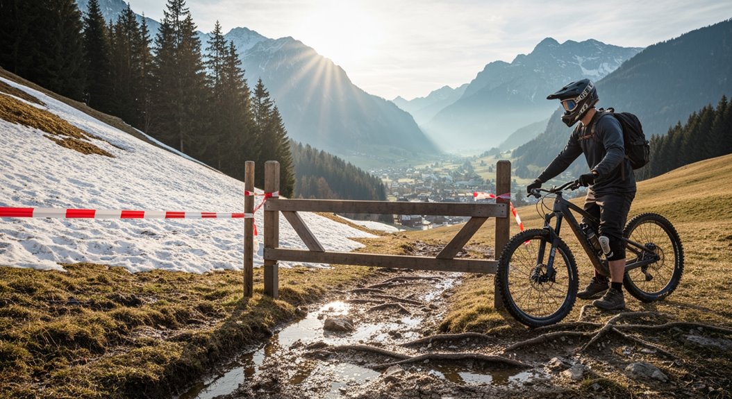Überprüfen Sie die Wegbedingungen und Sperrungen