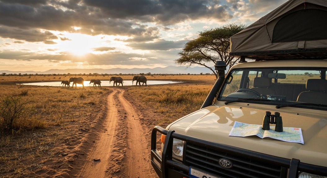 Wähle sichere Reiseziele für eine Selbstfahrer-Safari
