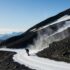 Snowboarden in der frühen Saison in Österreich