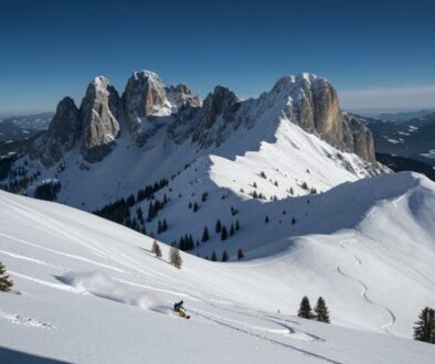Freeride-Snowboard-Hotspots in Österreich