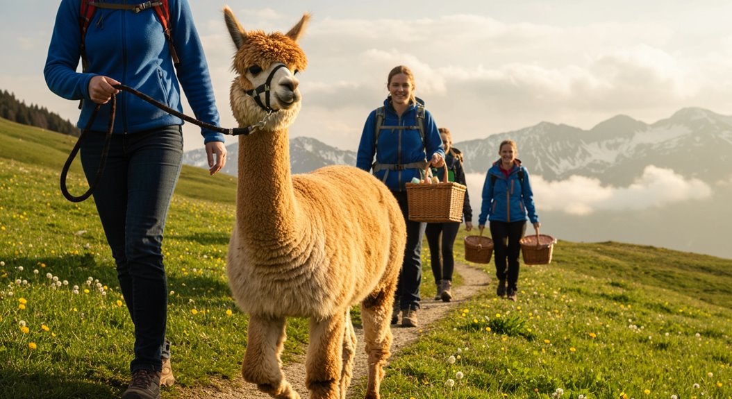 sanfter, von Tieren geführter Naturspaziergang