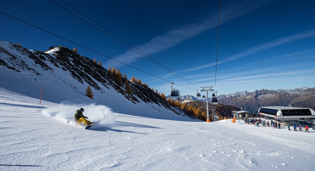 Hochalpen-Frühsaison-Snowboarding