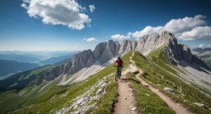 Hochgebirgs-Mountainbiken in Österreich