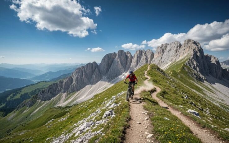 Hochgebirgs-Mountainbiken in Österreich