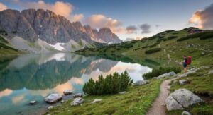 Wandern zu österreichischen Bergseen