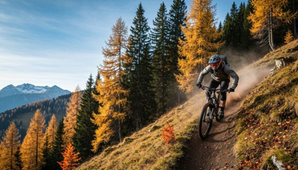 Mountainbiken in Österreich im Oktober