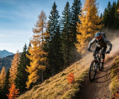Mountainbiken in Österreich im Oktober