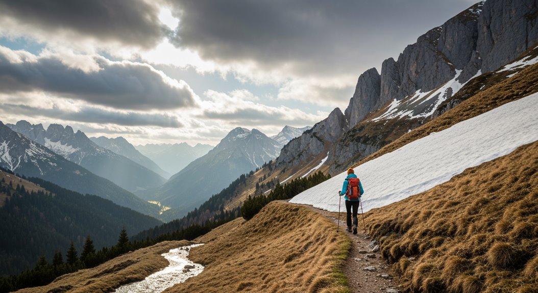 Gefahren beim Winterwandern in den Bergen