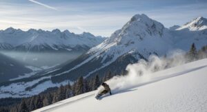 Pulverschnee-Snowboarden in Österreich