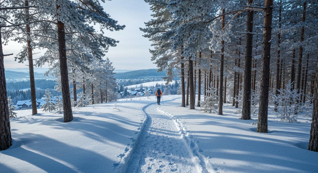 vorbereitete Wintergruppen-Alpenwanderung