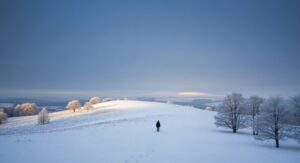 ruhige Winterspaziergänge in Deutschland