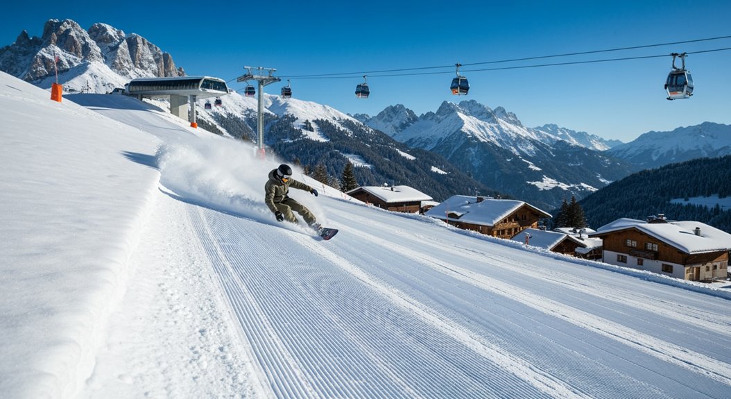 zuverlässige Snowboard-Resorts im Februar