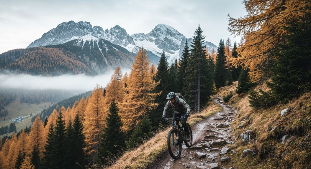saisonale Mountainbike-Bedingungen