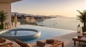 Spa mit Panoramablick