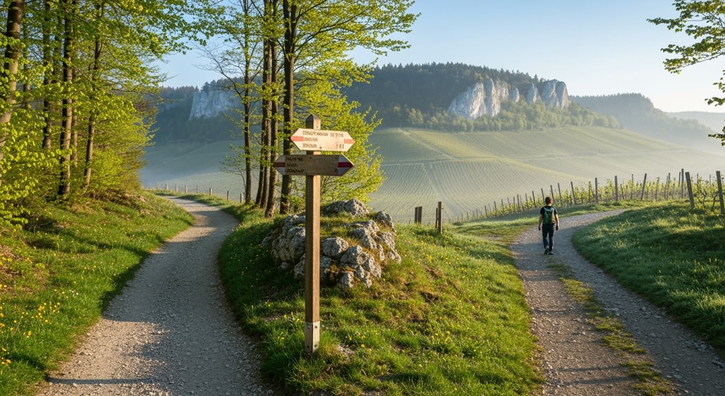 Frühlingswanderungen nach Zeit und Schwierigkeitsgrad
