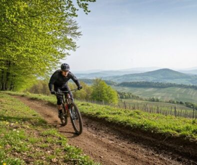 Mountainbike-Routen im Frühling
