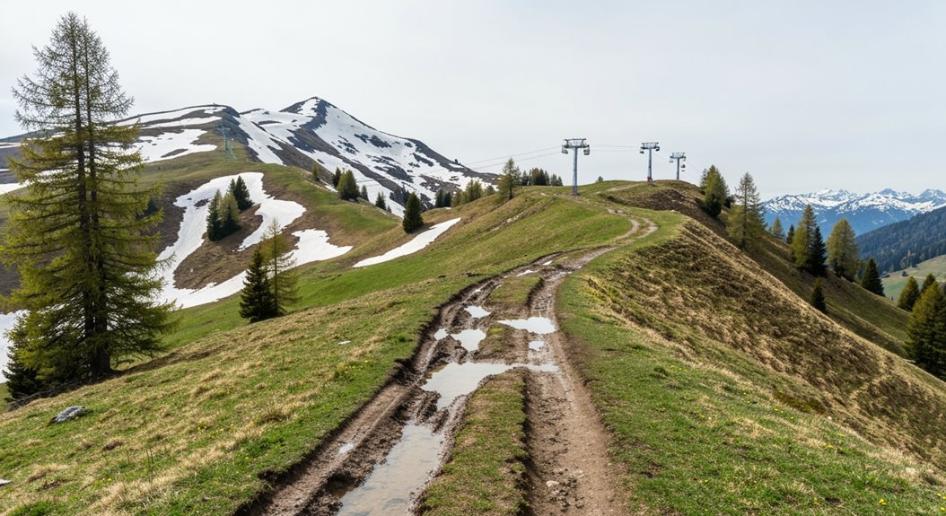 Zustand des Spring-Mountain-Wanderwegs