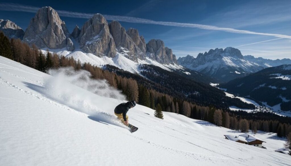 Frühlingsbedingungen zum Snowboarden in Österreich