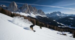 Frühlingsbedingungen zum Snowboarden in Österreich