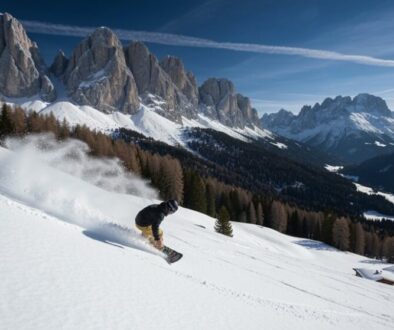 Frühlingsbedingungen zum Snowboarden in Österreich