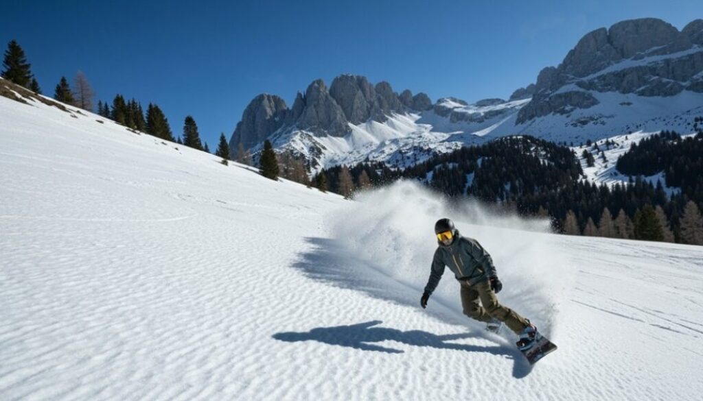 Frühlings-Snowboarden in Österreich
