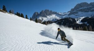 Frühlings-Snowboarden in Österreich