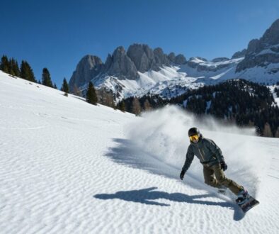Frühlings-Snowboarden in Österreich