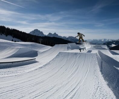 Frühlings-Snowparks in Österreich