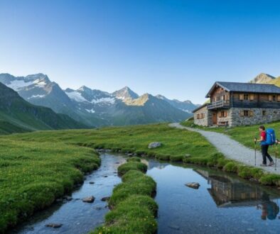 Sommerliche Hüttenwanderung in Österreich