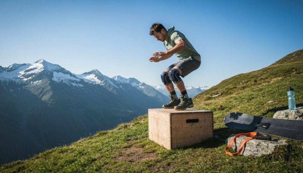 Sommerliches Fitness-Training für Snowboarder
