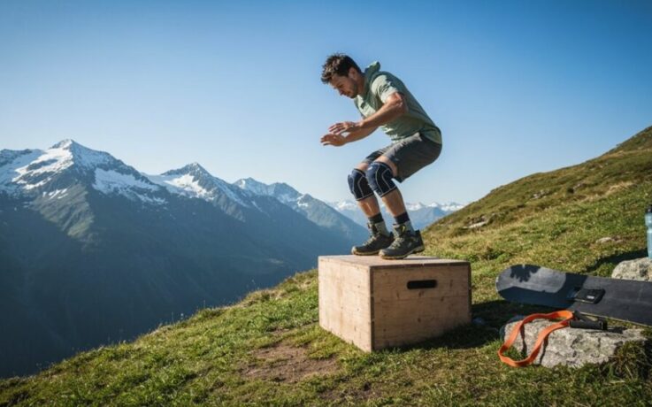 Sommerliches Fitness-Training für Snowboarder
