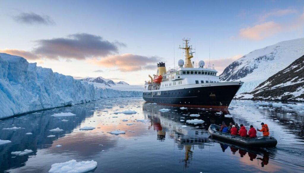 nachhaltiges arktisches Expeditionsabenteuer