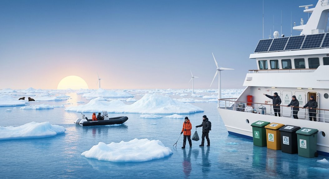 nachhaltige Praktiken für Arktisexpeditionen