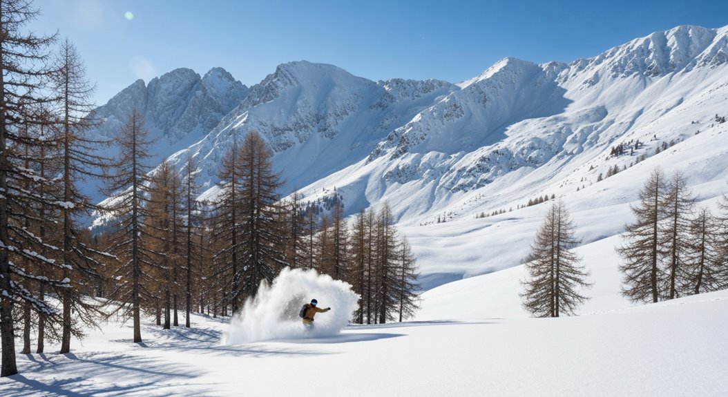 maßgeschneidertes Gelände für Skistile