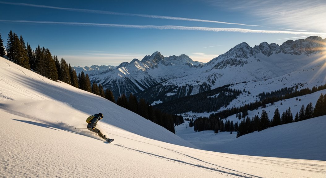 variable Schneebedingungen bleiben bestehen