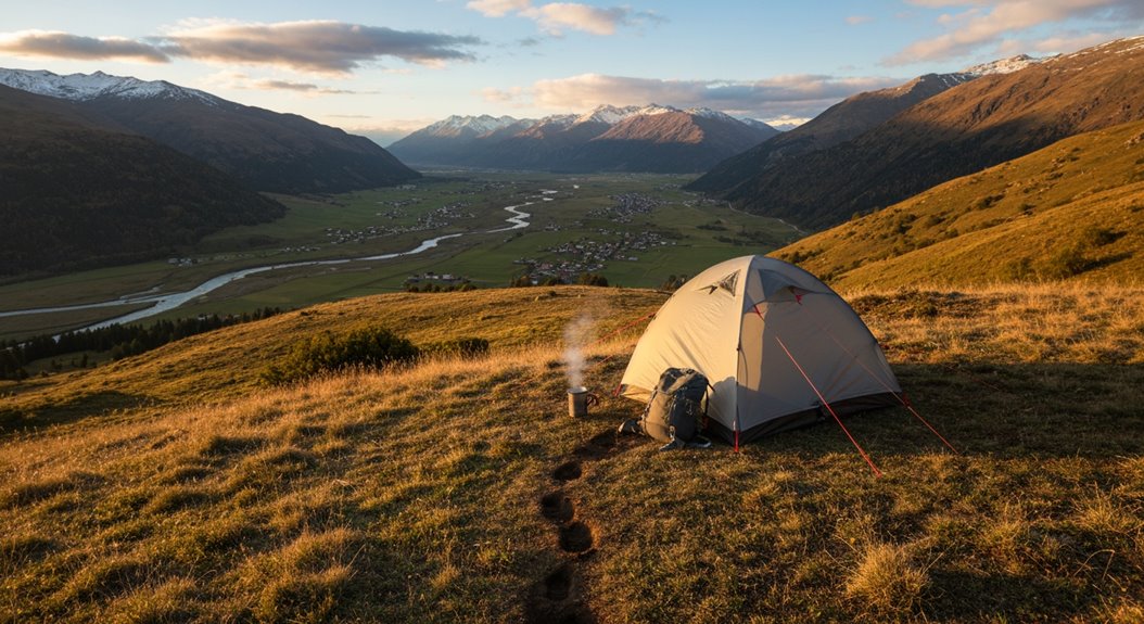 verschiedene Regeln zum Wildcampen in Europa