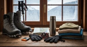 Winterwander-Ausrüstungs-Essentials