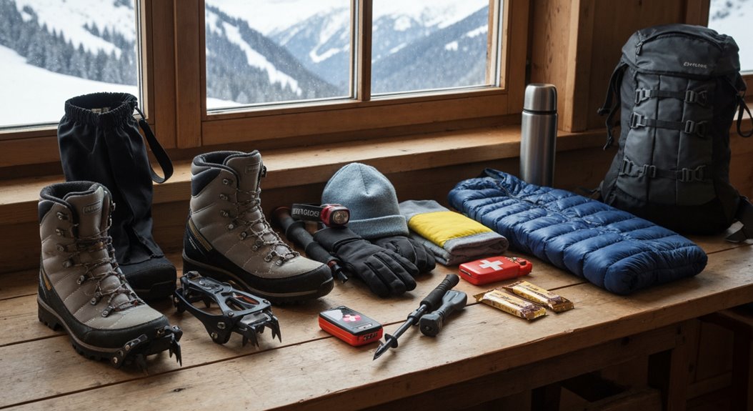 Checkliste für Sicherheitsausrüstung beim Winterwandern