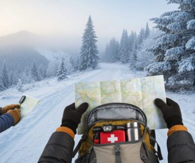 Sicherheit beim alleinigen Reisen im Winter